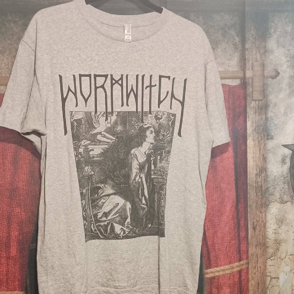 Wormwitch Gray Graphic T-Shirt